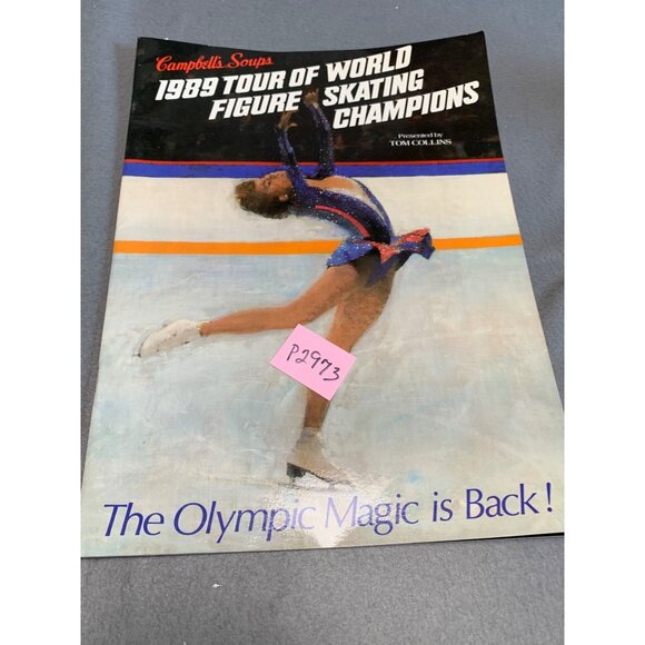 1989 Tour Of World Figure Skating Champions Program Book Campbells Soup - Picture 7 of 7
